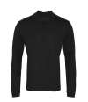 PR617 Premier Long Sleeve Coolchecker® Piqué Polo Shirt Black colour image